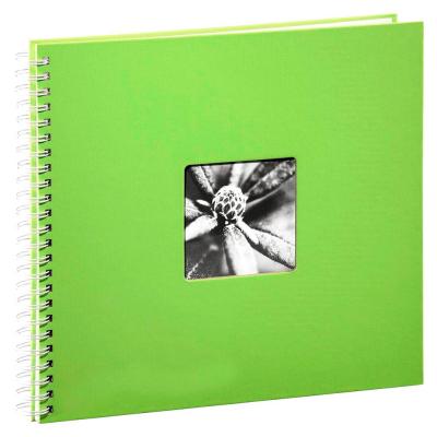 HAMA Album &agrave; spirales ""Fine Art"" , 36 x 32 cm, 50 pages blanches, kiwi