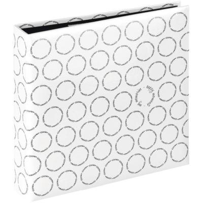 HAMA Album Photo "Ivy", Pour 160 Photos 10 X 15 Cm, Pages Noires, Blanc