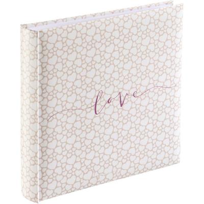 HAMA  Romance Jumbo 30x30 Cm 80 Pages Wedding Photo Album Blanc,Dor&eacute;