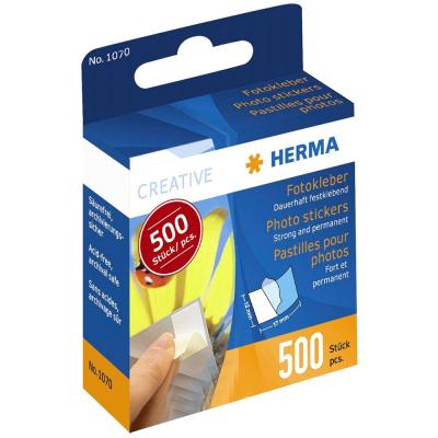 HERMA  1070 - Various Office Accessory - 12x17 mm - Blanc - 500e (1070)