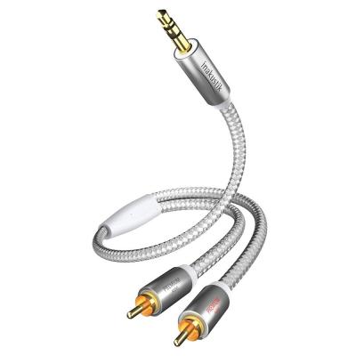 INAKUSTIK In - Akustik Premium c&acirc;ble audio 3,5 mm jack - Cinch 5,0 m