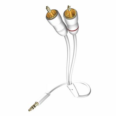 GENERIQUE Inakustik Star Audio Cable 3.5 Mm Jack Plug Cinch 50 Cm Blanc