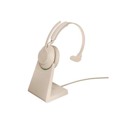 JABRA  Evolve2 65 - USB-A UC Mono avec support de charge - Beige