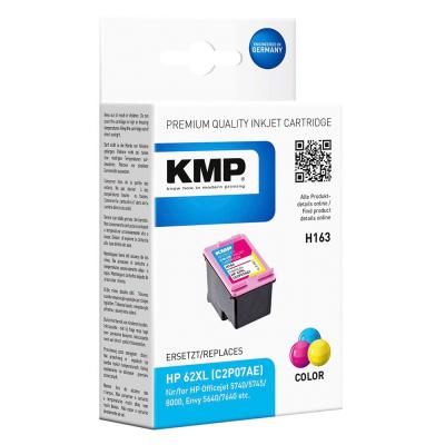 KMP  H163 3 Couleurs Compatible avec HP C2P07AE 62 XL