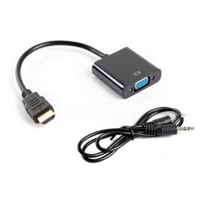 LANBERG  Ad-0017-bk Adapter Hdmi/vga M/f 20 Cm Noir