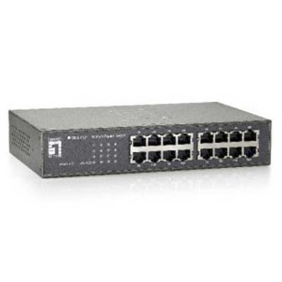 LEVEL ONE Switch  no gestion 16p 10-100-1000 mini GEU-1621