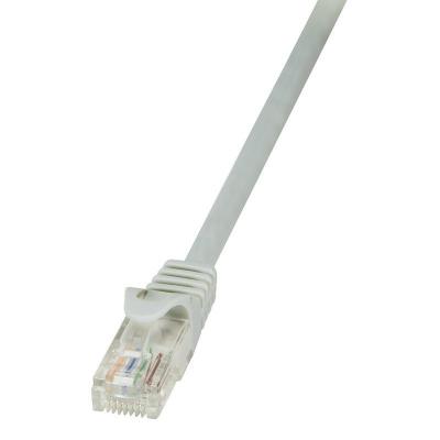 LOGILINK C&acirc;ble r&eacute;seau RJ45 CAT 6 U / UTP  - 2 connecteurs RJ45 - 0,25 m - Gris - CP2012U 