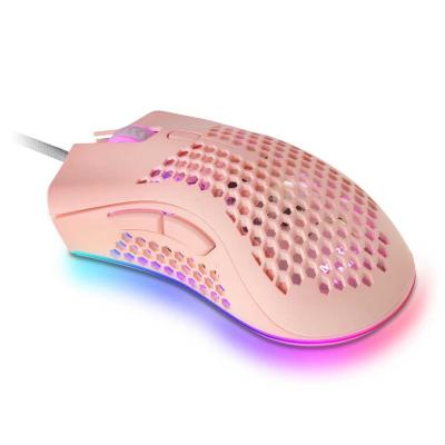 MARS GAMING Souris  MMEXP Avec Fil 32000DPI 7 Buttons Switches Optiques Rose 