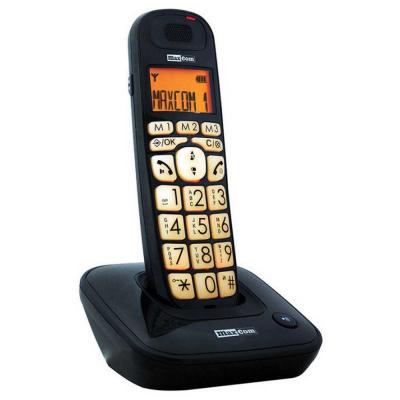 MAXCOM  Mc6800w Lcd Wireless Landline Phone Noir