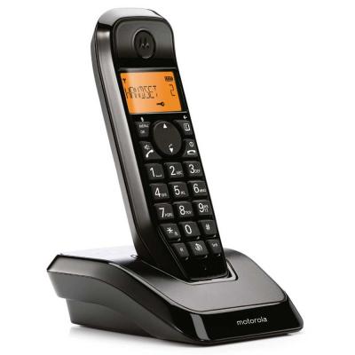 MOTOROLA  S1201 Wireless Landline Phone Noir