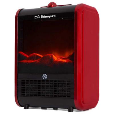 ORBEGOZO  1500w Electric Chimney Rouge,Noir One Size / EU Plug