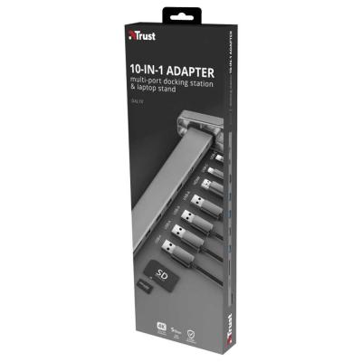 TRUST  Dalyx Avec fil USB 3.2 Gen 1 (3.1 Gen 1) Type-C Aluminium - Neuf