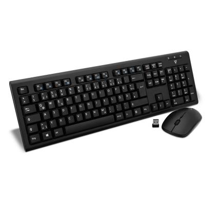 V7 Wireless keyb mouse desktop de german layout de gr gr