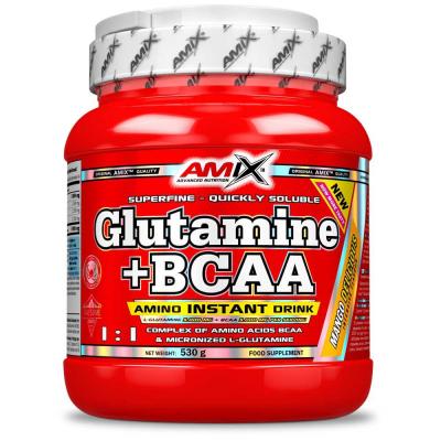 AMIX  Glutamine + BCAA Powder saveur neutre (500 g)