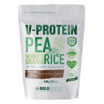 GOLD NUTRITION  V-protein 240gr Chocolate Blanc 