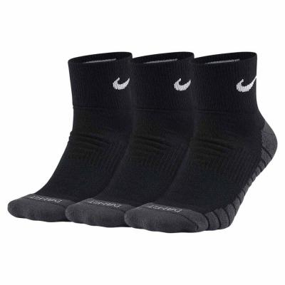 NIKE Chaussettes Running  - Noir - Chaussettes Homme sports taille S