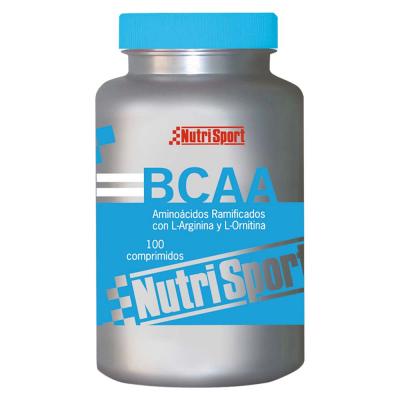 NUTRISPORT  BCAA Acides Amin&eacute;s &agrave; Cha&icirc;ne Ramifi&eacute;e 100 comprim&eacute;s 100