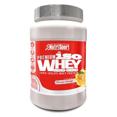 NUTRISPORT  Premium Iso Whey Zero-zero 1kg Orange Argent&eacute; 