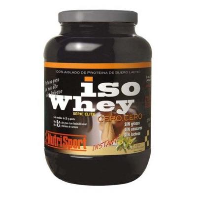 NUTRISPORT  Premium Iso Whey Zero-zero 1kg Vanilla Noir 
