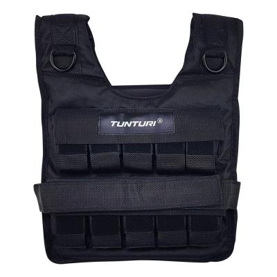 TUNTURI  gilet de poids Pro 20 kg noir taille unique