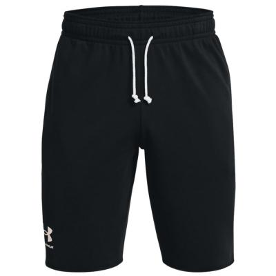UNDER ARMOUR Short de sport ajust&eacute; molleton Noir 