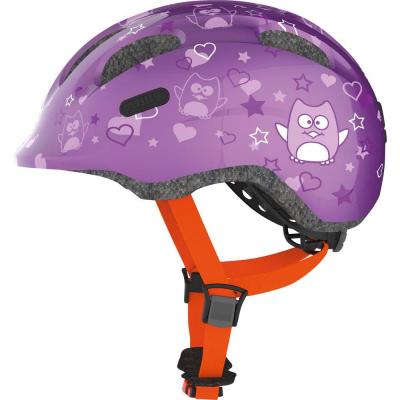 ABUS  Casque de v&eacute;lo Girl Smiley 2.0 Purple Star 45-50 cm