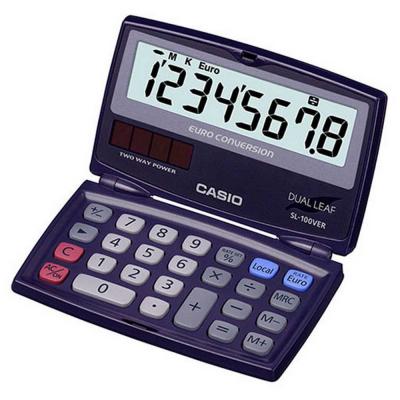 CASIO  - Calculatrice de poche pliable conversion