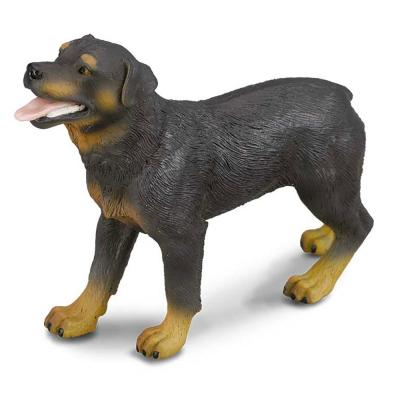  Figurines Collecta - Chien Rottweiler 