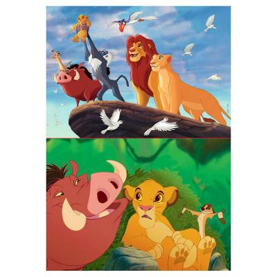 EDUCA  Borras The Lion King Disney 2x48 Piezas Multicolore