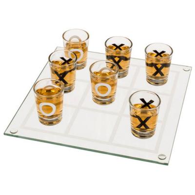 Generico Three Set To Drink With 9 Cups 22x22 Cm Dor&eacute;