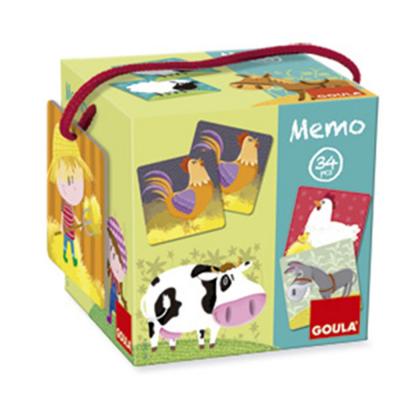 GOULA  Memo Lotus Farm Animals Multicolore 3-6 Years