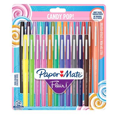 PAPERMATE  Paper:Mate Stylos feutre Flair 'Candy Pop', &eacute;tui de 24
