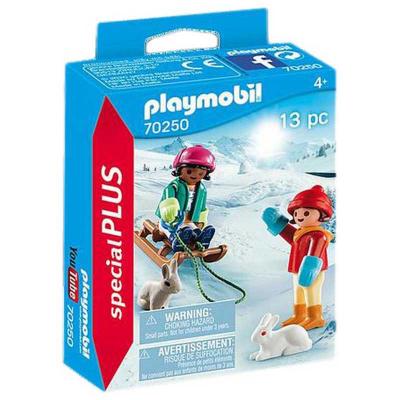 PLAYMOBIL SpecialPlus 70250 Enfants avec luge 