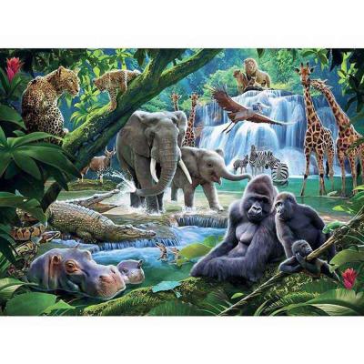 RAVENSBURGER  Jungle Animals Puzzle 100 Pieces Multicolore