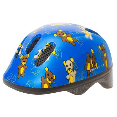 VENTURA M-Wave  Casque v&eacute;lo enfant Grenouilles Bleu