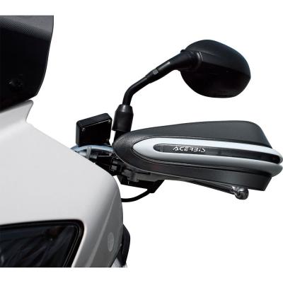 ACERBIS Prot&egrave;ge-mains  DUAL ROAD blanc/gris (paire)