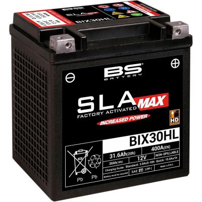 BS BATTERY Batterie BS BIX30HL SLA Max activ&eacute;e usine SPECIAL HARLEY DAVIDSON