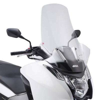 GIVI  Pare-brise, Bulle moto et scooter, D1109ST sur&eacute;lev&eacute; transparent