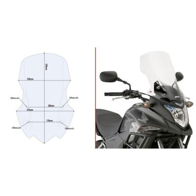 GIVI  Pare-brise, Bulle moto et scooter, D1121ST sur&eacute;lev&eacute; transparent