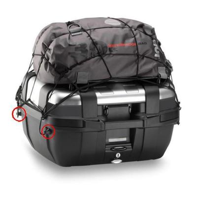 GIVI  T10n&trekker 33/46/52 Elastic Anchor Kit 4 Units Noir