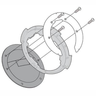 GIVI Bride m&eacute;tallique  pour fixation Tanklock Honda CBF 600 S / CBF 60
