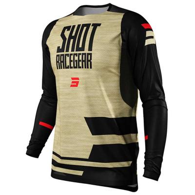 SHOT  Contact Loom Long Sleeve Jersey Beige S Homme