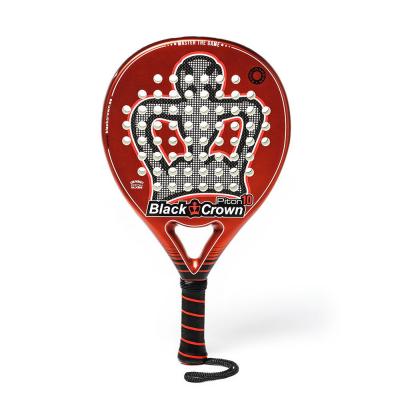 686 Black Crown Piton 10 Padel Racket Rouge
