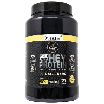 DRASANVI  Sport Live Iso Whey Whey Protein Isol&eacute; Vanille 800g