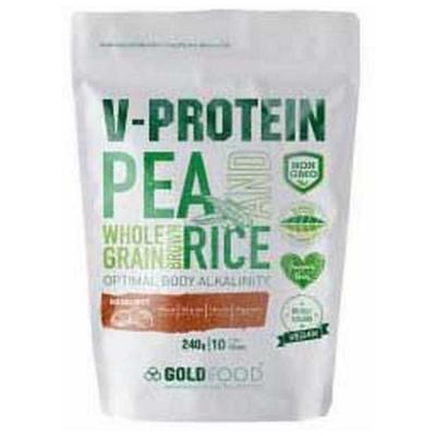 GOLD NUTRITION  V-protein 240gr Hazelnut Blanc 