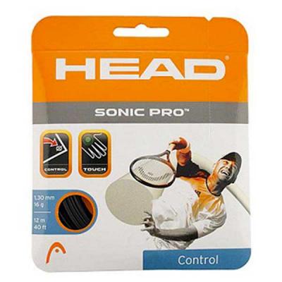 HEAD  Sonic Pro' Cordage pur Raquette Mixte Adulte, Noir, 16