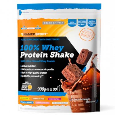 NAMED SPORT Milk-Shake NamedSport 100% Whey Protein 900 g go&ucirc;t brownie au chocolat