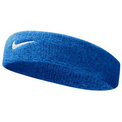 NIKE Bandeaux eponge  swoosh bleu