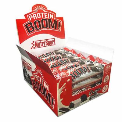NUTRISPORT  - Bo&icirc;te de barres prot&eacute;in&eacute;es biscuits-cr&egrave;me 24 barres 