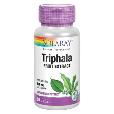 SOLARAY  Triphala - 500 mg - 90 Caps.v&eacute;g. - Pot 90 capsules